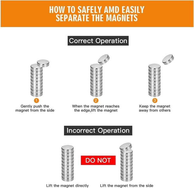 Detalle 2 de Extra Strong Magnets Pack 108 N45 8mm