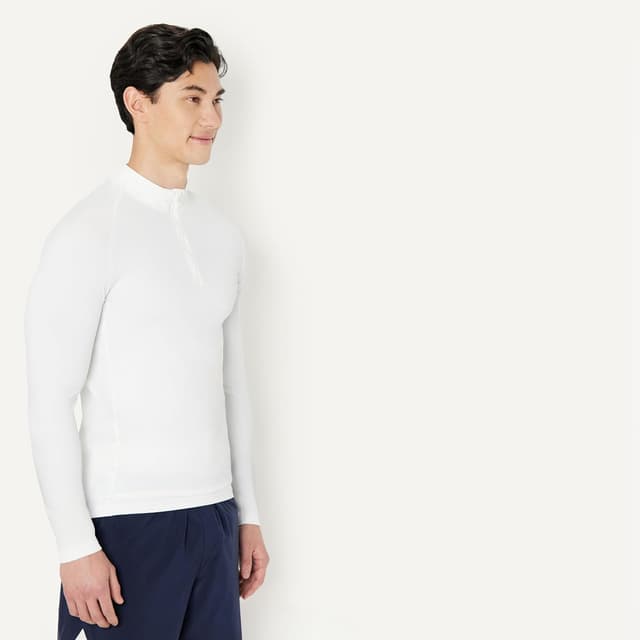 Detalle 2 de Amazon Essentials Men’s Long-Sleeve Quarter Zip Rash Guard Shirt