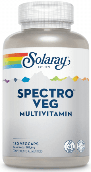 Imagen de Solaray Spectro Veg Multivitamin 180 cápsulas Multivitamínico en OfertitasTOP