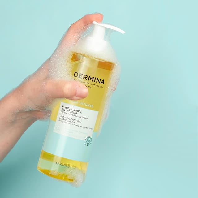 Detalle de DERMINA Huile Lavante Gel Douche 800 ml