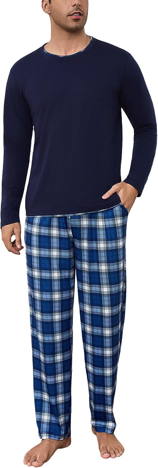 Imagen de Litherday Pijama hombre algodón 95% 2 piezas en OfertitasTOP