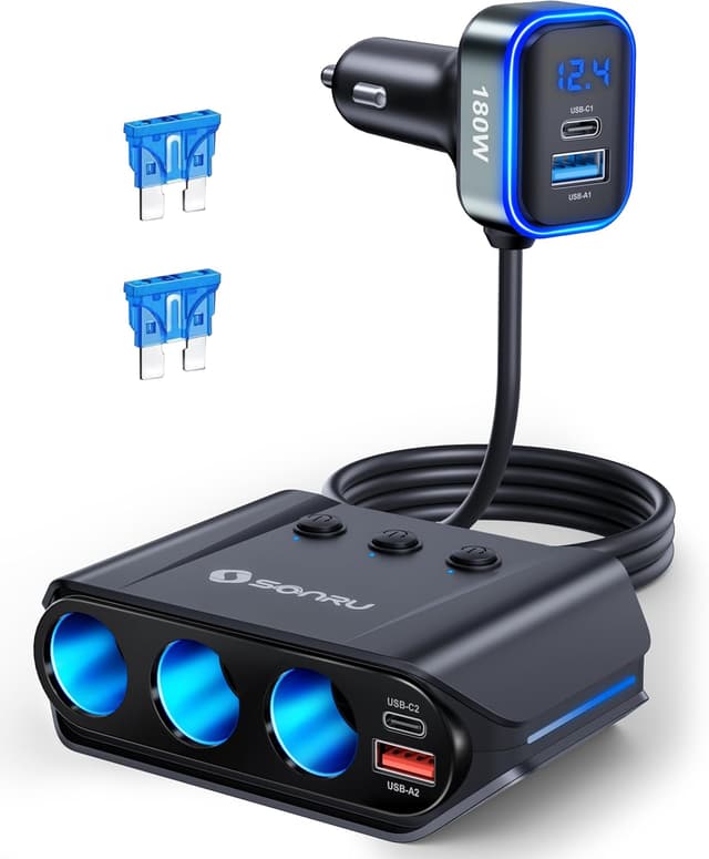 Imagen de SONRU Caricatore Auto 180W 🔌 en OfertitasTOP