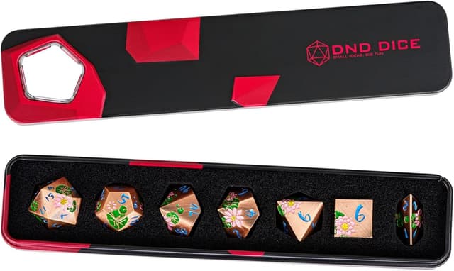 Thumbnail 1 de Cusdie 7‑Die Lotus metal dice set