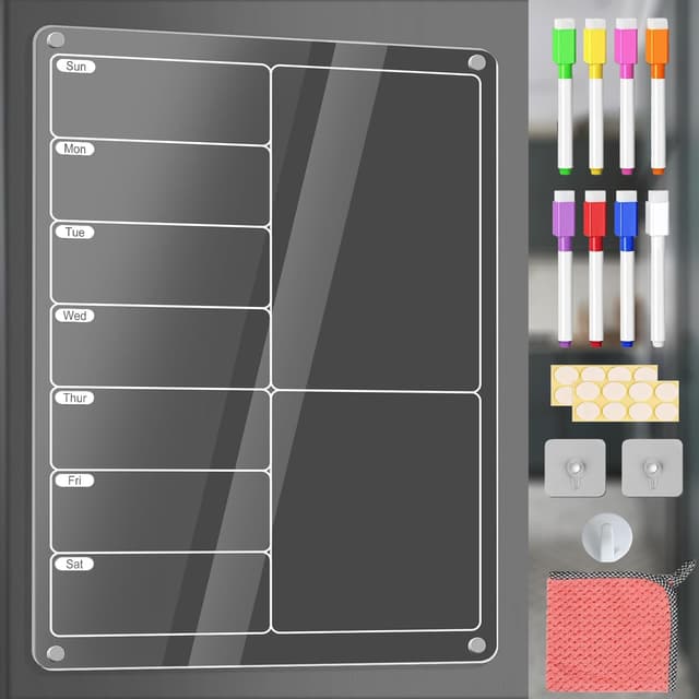 Detalle de Get Classy Magnetic Acrylic Meal Planner