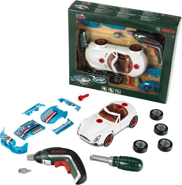 Detalle de Theo Klein 8630 set de tuning Bosch avec visseuse électronique Ixolino II et tournevis