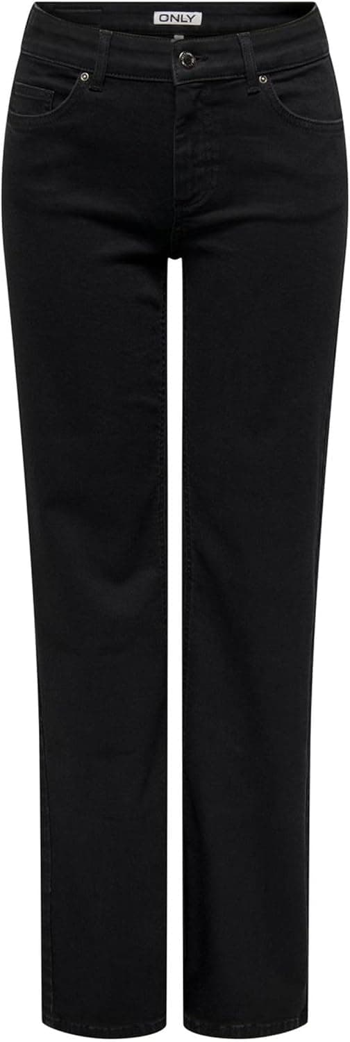 Detalle de ONLY ONLBLUSH Straight-Fit Jeans Mittlere Taille