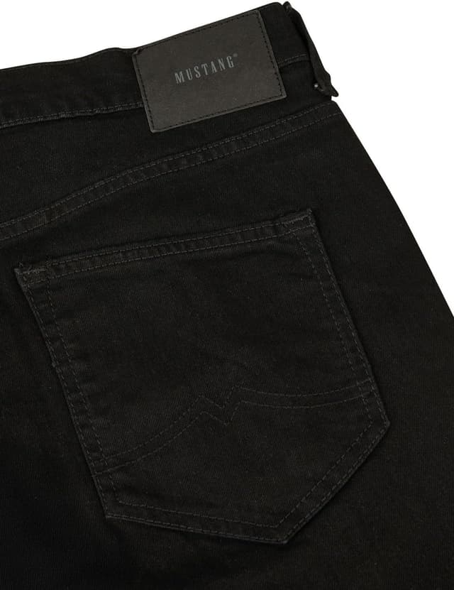 Detalle de MUSTANG Stretch-Jeans Herren Oregon Bootcut in Schwarz oder Blau (Gr. 30–44)