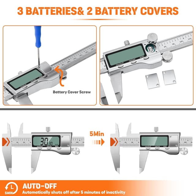 Thumbnail 4 de Calibre Digital 150mm Pie de Rey con Pantalla LCD