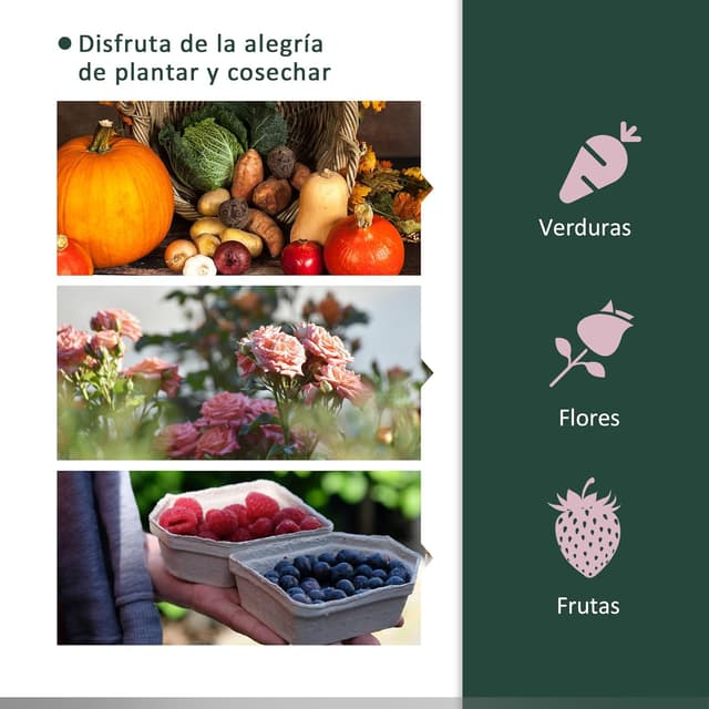 Thumbnail 4 de Outsunny Invernadero de Exterior 200x100x80 cm