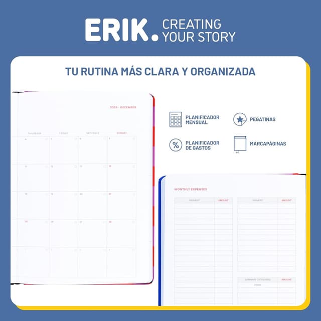 Thumbnail 2 de Grupo Erik Agenda 2026 Semana Vista Vertical A5 2026 🗓