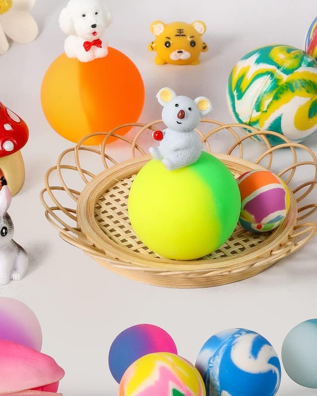 Thumbnail 4 de Pllieay Flummis 12 Stück Kinder