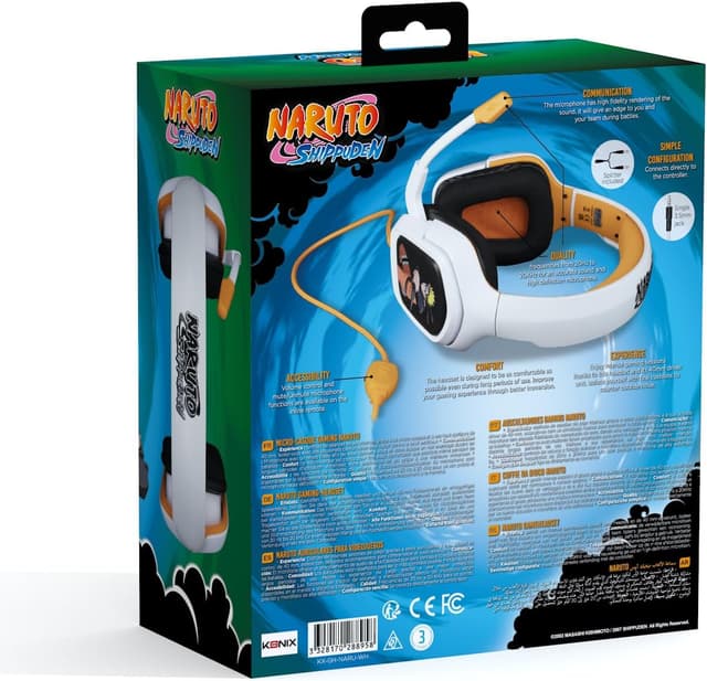 Thumbnail 11 de Konix Naruto Shippuden Auriculares Gaming 🎮 - Con Micrófono y Cable