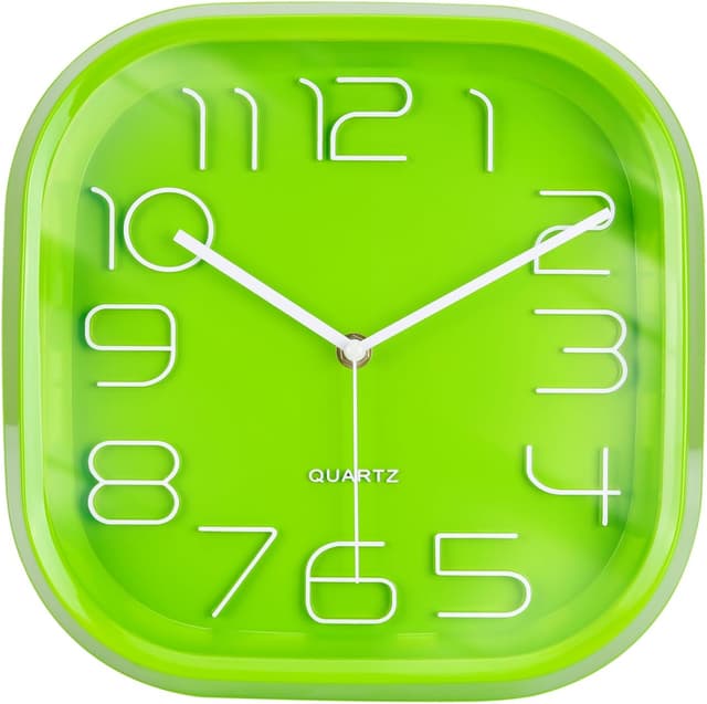 Imagen de Topkey 11 Inch Square Ultra Silent Sweep Wall Clock en OfertitasTOP