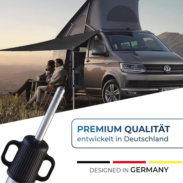 Thumbnail 6 de Blaustein Zeltstangen 2er-Set – Teleskopstangen für Sonnensegel, Tarp & Zelt (94–235 cm)