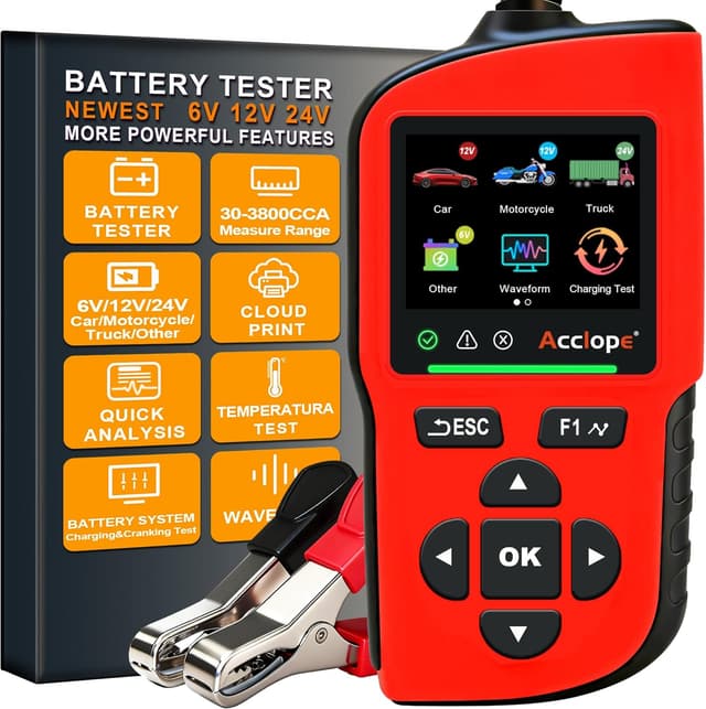 Imagen de Acclope BT90 PRO Testeur de batterie 2–360Ah en OfertitasTOP
