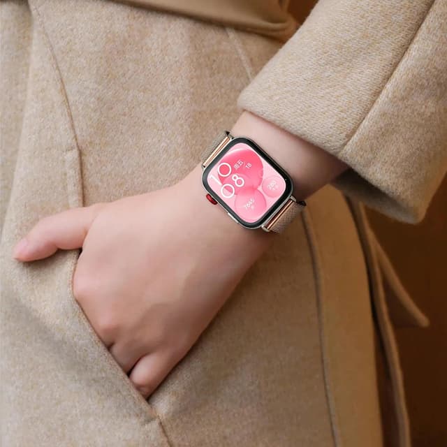 Thumbnail 6 de MIJOBS stainless steel metal strap for Huawei Watch Fit 3 (and Fit 4 family) — adjustable, waterproof replacement