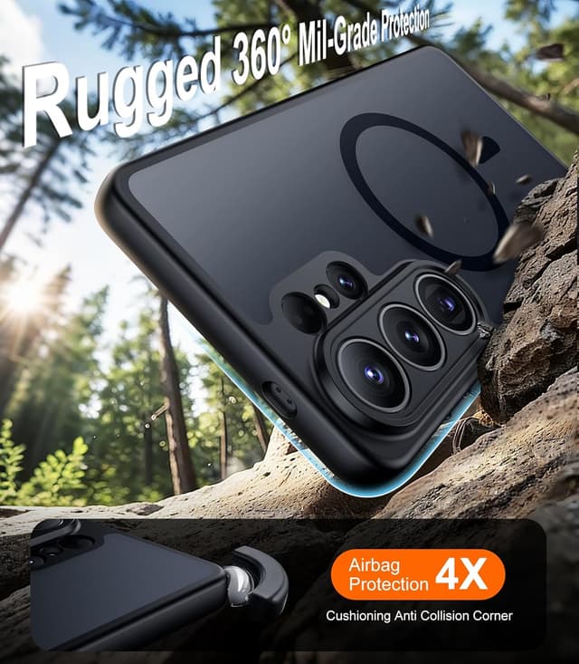 Detalle 2 de Red2Fire Magnetic Case for Samsung Galaxy S26 Ultra (6.9") — MagSafe-Compatible, Slim Anti-Slip, 12Ft Military-Grade Protection