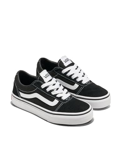 Detalle de Vans Ward Zapatillas unisex de niños Black and White (32 EU)