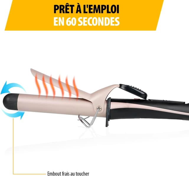 Detalle 2 de Tristar HD-2421 fer à boucler 180 °C