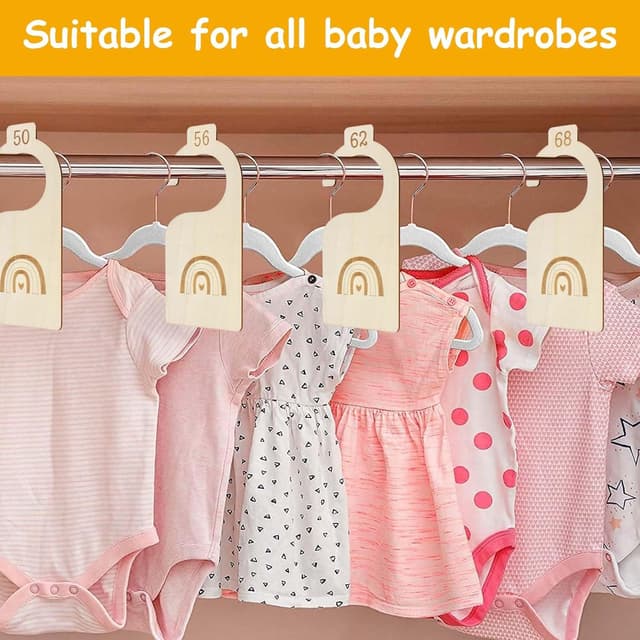 Detalle de Baby-Kleiderschrank-Trennwände 10 Stück