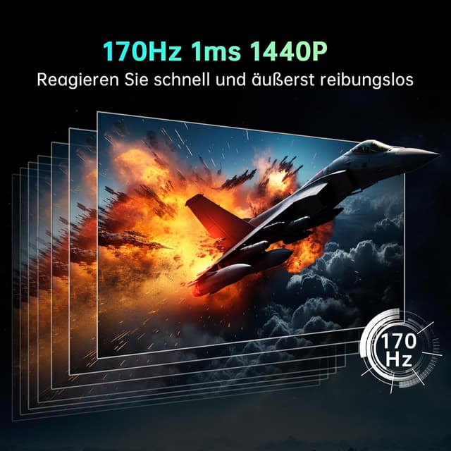 Detalle de KTC H32S17 monitor gaming curvo 32” 2K QHD 180Hz con HDR10 e sincronizzazione FreeSync/G-Sync