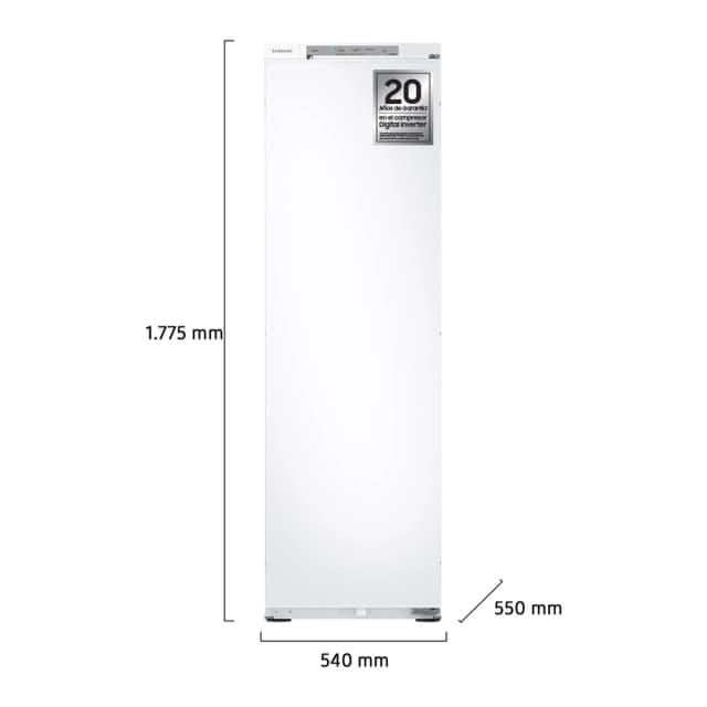 Thumbnail 1 de Samsung BRZ22700EWW Congelador vertical integrable 218 L