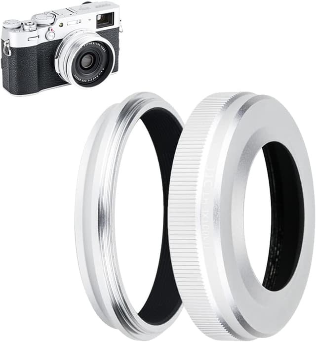 Imagen de JJC Lens Hood with AR-X100 Adapter Ring for Fuji X100V 49mm en OfertitasTOP