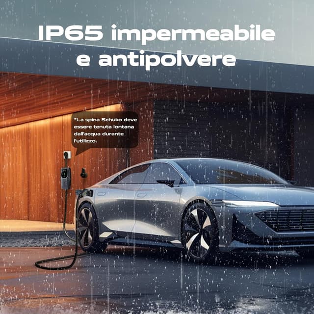 Thumbnail 3 de Colonnina Ricarica Auto Elettrica 3.6KW Tipo 2 Schuko