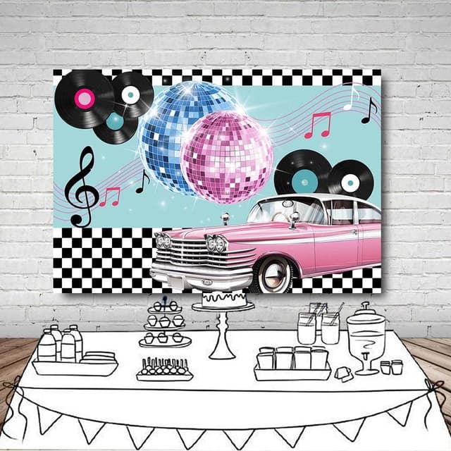 Thumbnail 4 de MEHOFOND 7x5ft Retro 80s Photo Backdrop