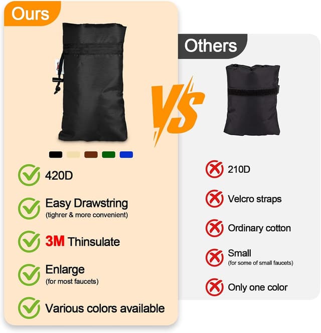 Thumbnail 2 de Enlarge Outdoor Faucet Cover 10" 🚰