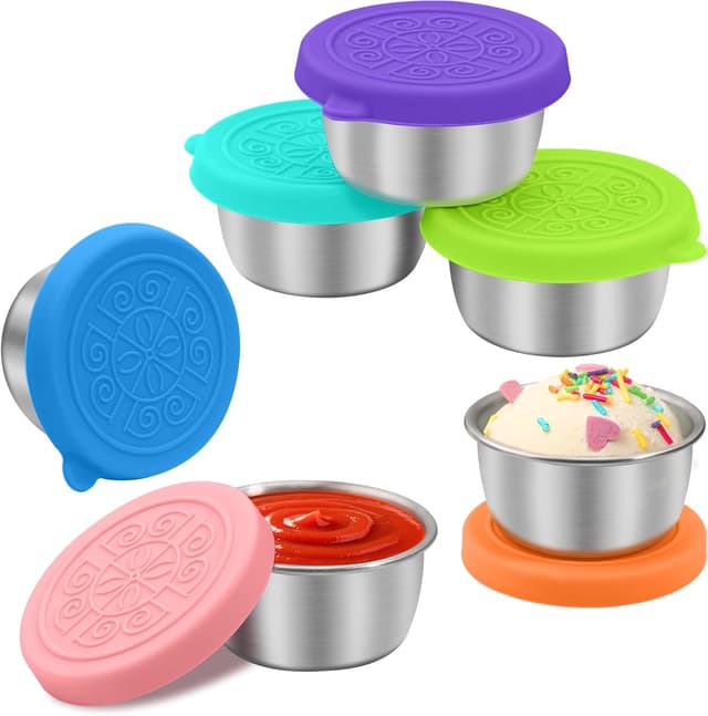 Imagen de LIEMAND 6x1.6 oz Salad Dressing Containers leakproof 🥗 en OfertitasTOP