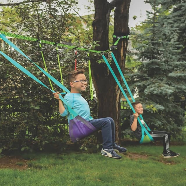 Thumbnail 6 de slackers Swing Line Tree Swing Kit — Turn Two Trees Into a Backyard Swing Set (Ages 3+)
