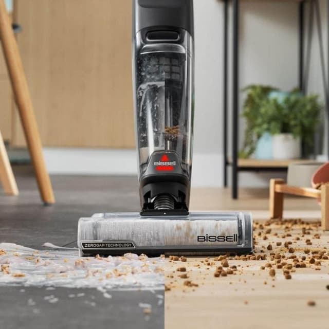 Detalle 2 de Bissell CrossWave OmniForce Edge Pro 200 W: aspiradora vertical sin cable que aspira y friega en una pasada
