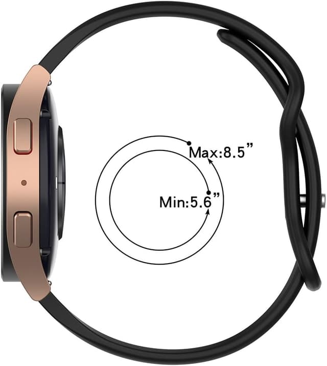 Detalle 1 de 18mm Leopard silicone watch strap