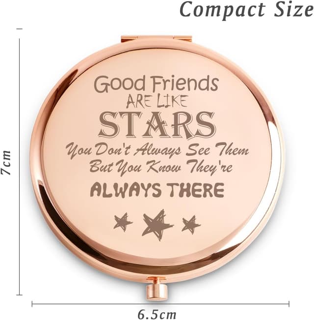 Detalle de Personalised compact mirror 2.5 inch