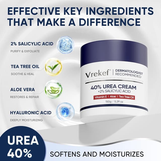 Detalle 2 de VREKEF Urea Cream 40% for Feet ⚙