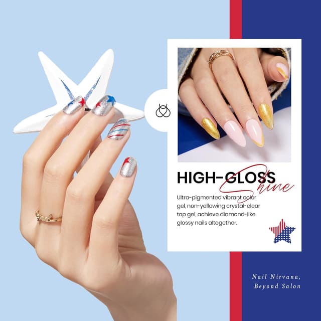 Detalle 2 de Beetles Gel Polish Set mit 20 Farben: glänzender & matter Überlack für DIY-Maniküre