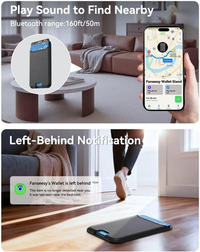 Detalle de Fanseesy MagSafe wallet 0.15 in slim