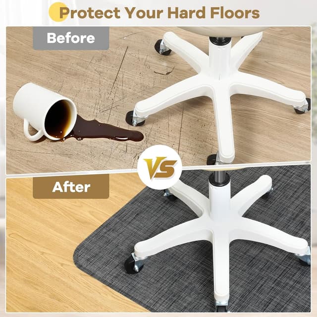 Thumbnail 5 de BesWin Office Chair Mat 90x120cm for Hard Floors