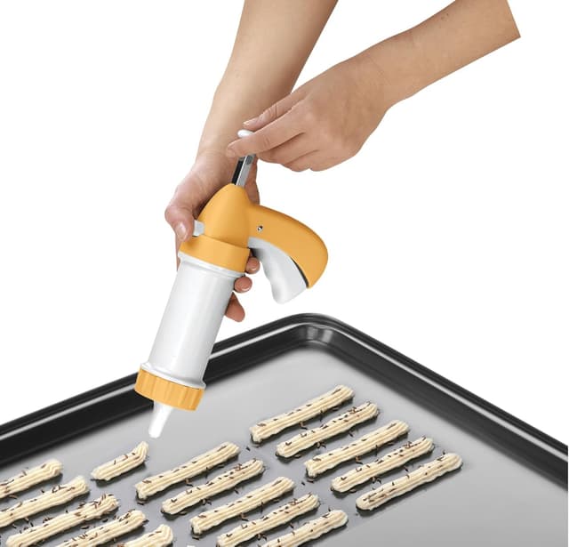 Detalle de Tescoma Delicia Presse à Pâte/Décorer blanc 22 cm (630534)