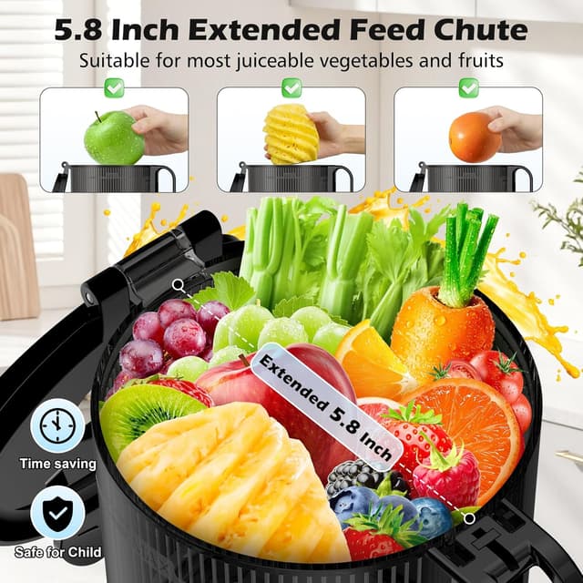 Thumbnail 4 de Slow Masticating Juicer 5.8" Feed Chute ๐