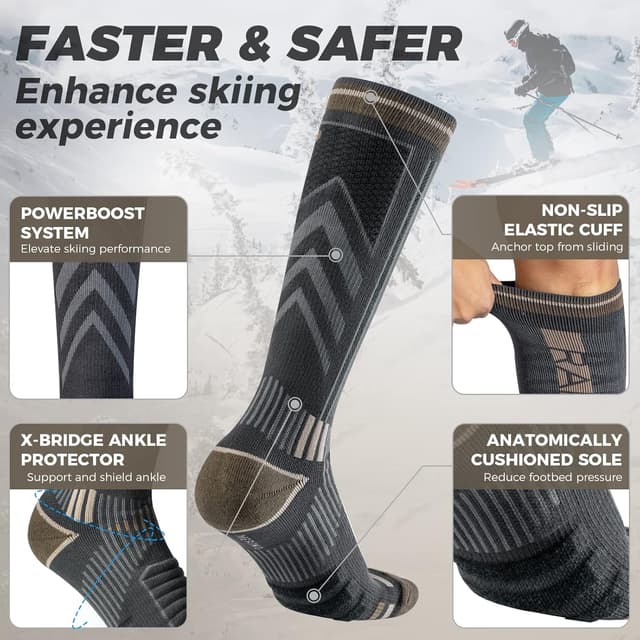 Thumbnail 2 de Calze Sci in Lana Merino 2 Paia 35-51