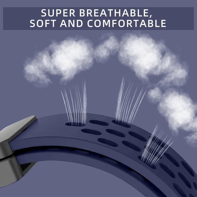 Detalle de MaEiol Silicone strap for Watch Fit 4 Pro