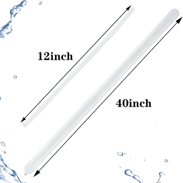 Thumbnail 4 de 100 Long Transparent Modeling Balloons 🎈