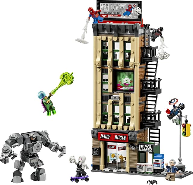 Detalle 2 de LEGO Marvel Spider-Man Daily Bugle Building 76342