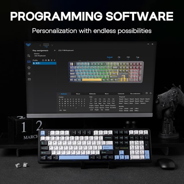 Thumbnail 5 de EPOMAKER Aula F108 Wireless Gaming Keyboard