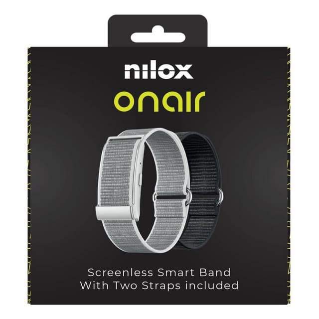 Detalle de Nilox NXSWONAIRSL pulsera de actividad Bluetooth color plata (IP68) hasta 25 días
