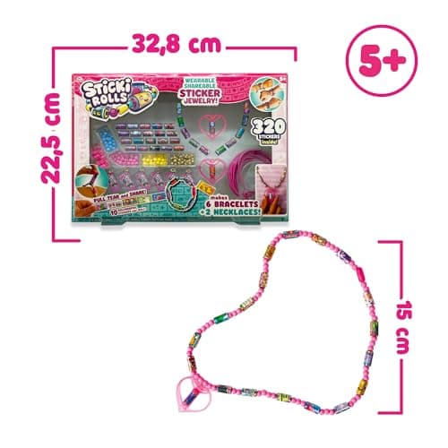 Thumbnail 1 de Sky Castle Sticki Rolls Super Set 50 pegatinas por pulsera 🎨