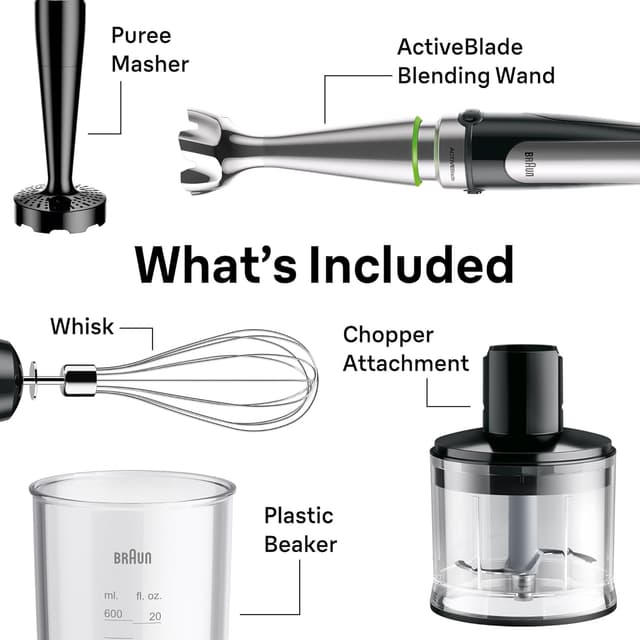 Thumbnail 6 de Braun MultiQuick 9 MQ9137XI Immersion Hand Blender with iMode Technology
