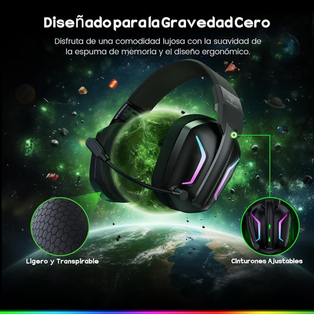 Thumbnail 6 de WESEARY WG1 auriculares gaming 50 mm